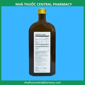 Mặt sau lọ thuốc DuoVital