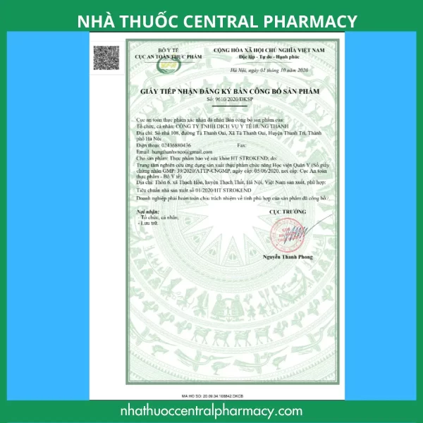 Tờ công bố của HT Strokend