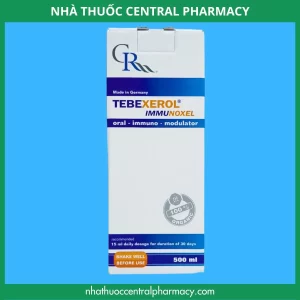 Mặt trước hộp Tebexerol Immunoxel